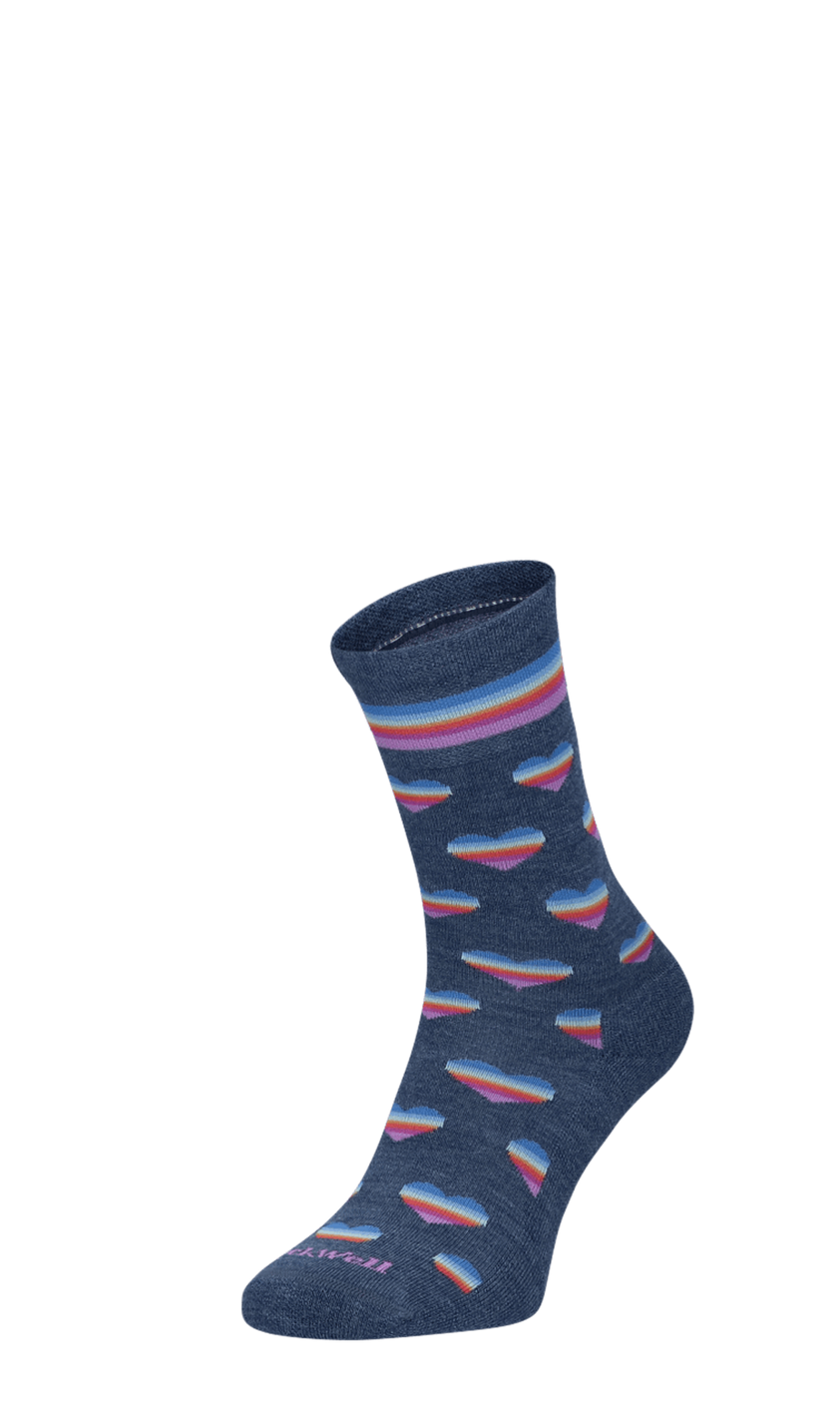 Love-A-Lot Damessokken Denim