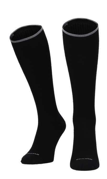Featherweight Fancy Dames Compressiekousen Klasse 1 Black Solid
