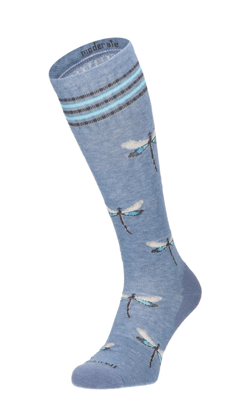 Dragonfly Dames Compressiekousen Klasse 1 Bluestone Shimmer
