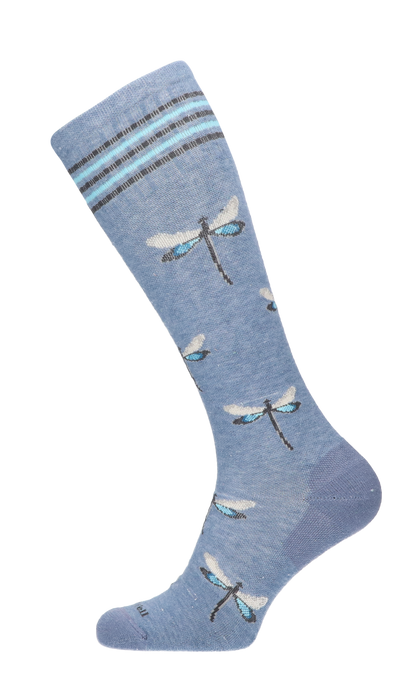 Dragonfly Dames Compressiekousen Klasse 1 Bluestone Shimmer