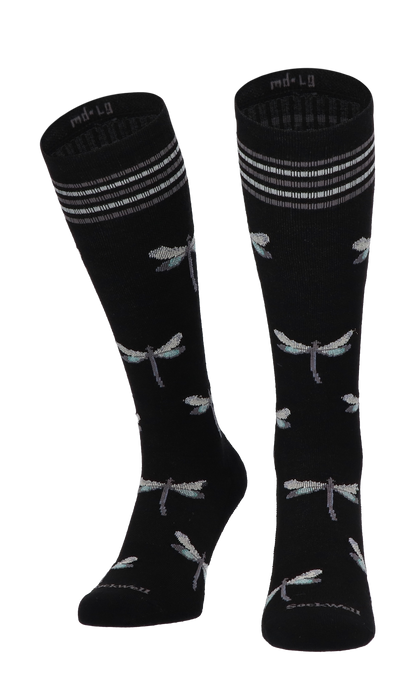 Dragonfly Dames Compressiekousen Klasse 1 Black