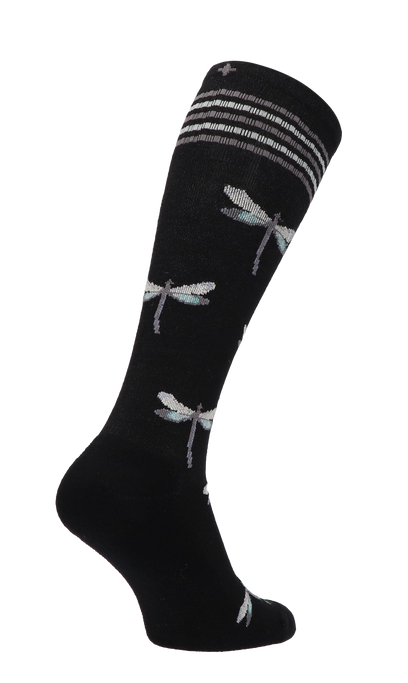Dragonfly Dames Compressiekousen Klasse 1 Black