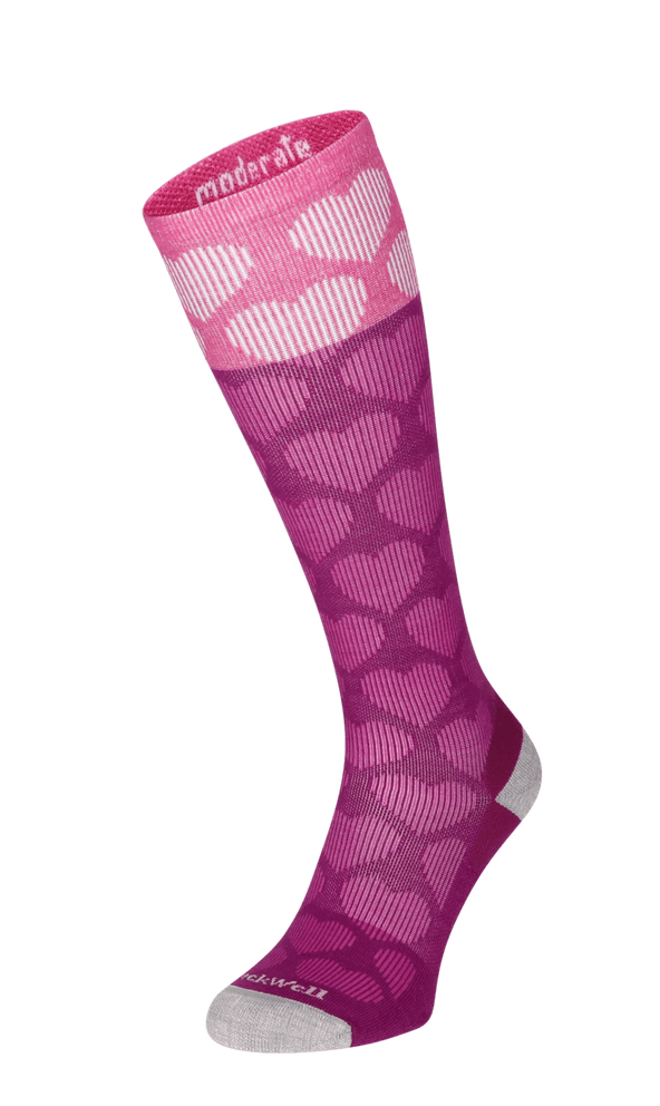 Heart Throb Dames Compressiekousen Klasse 1 Violet Heart Throb Dames Compressiekousen Klasse 1 Violet