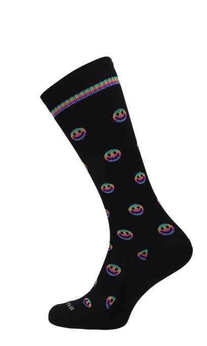 Smiley Dames Compressiekousen Klasse 1 Black