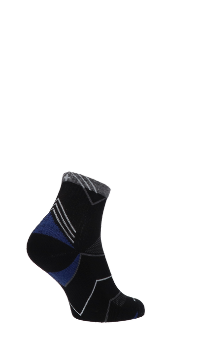 Incline Quarter Heren Sportsokken Klasse 1 Black