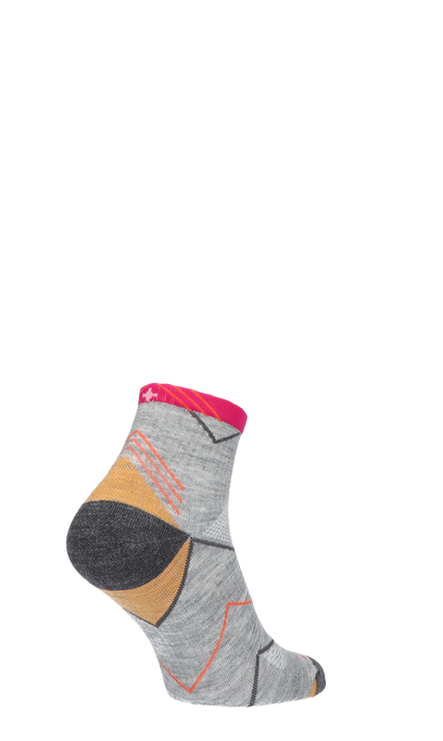 Incline Quarter Dames Sportsokken Klasse 1 Grey