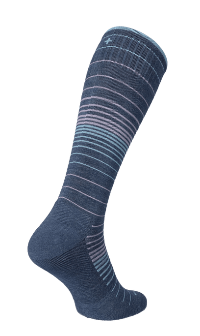 Full Stripe Dames Compressiekousen Klasse 1 Denim