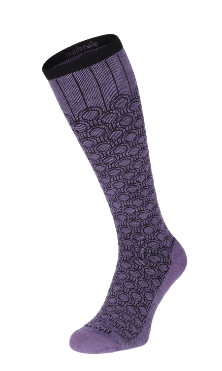 Deco Dot Dames Compressiekousen Klasse 1 Plum Deco Dot Dames Compressiekousen Klasse 1 Plum