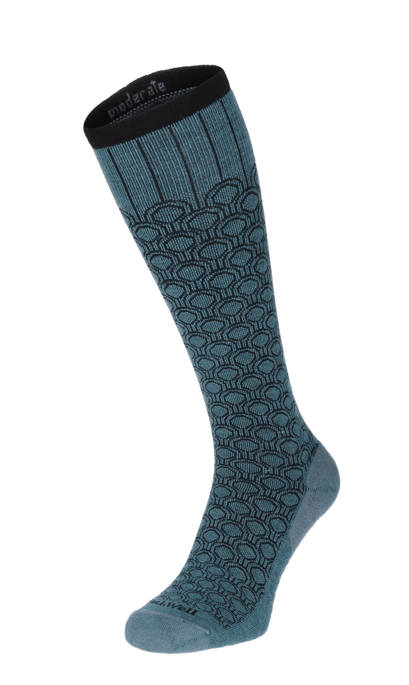 Deco Dot Dames Compressiekousen Klasse 1 Blue Ridge