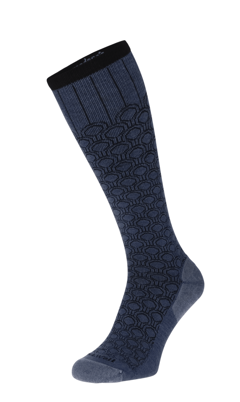 Deco Dot Dames Compressiekousen Klasse 1 Denim