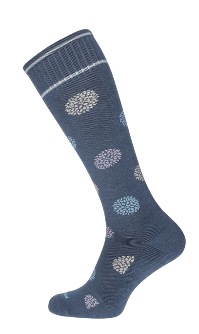 Full Bloom Dames Compressiekousen Klasse 1 Denim