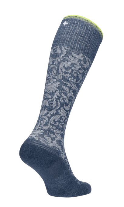 Damask Dames Compressiekousen klasse 1 Denim