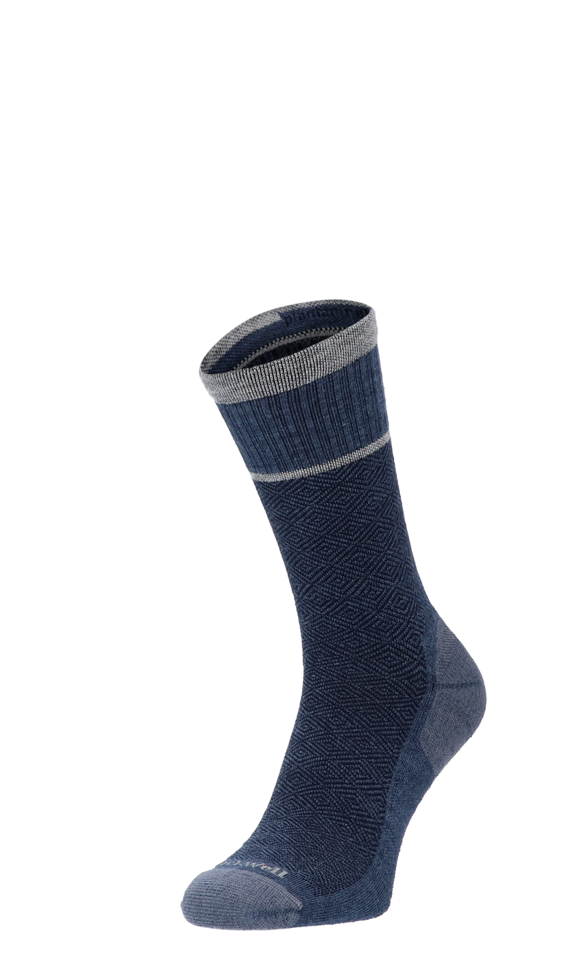 Plantar Cush Crew Heren Hielspoor Sokken Klasse 2 Denim