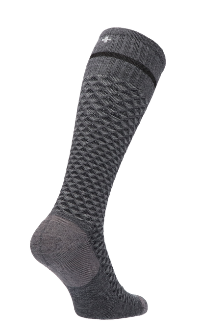 Micro Mix Heren Compressiekousen Klasse 2 Charcoal