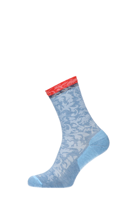 Plantar Cush Crew Dames Hielspoor Sokken Klasse 2 Bluestone