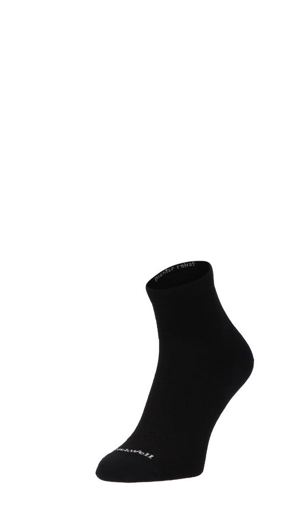 Plantar Ease Quarter Heren Hielspoor Sokken Klasse 2 Black Solid Plantar Ease Quarter Heren Hielspoor Sokken Klasse 2 Black Solid