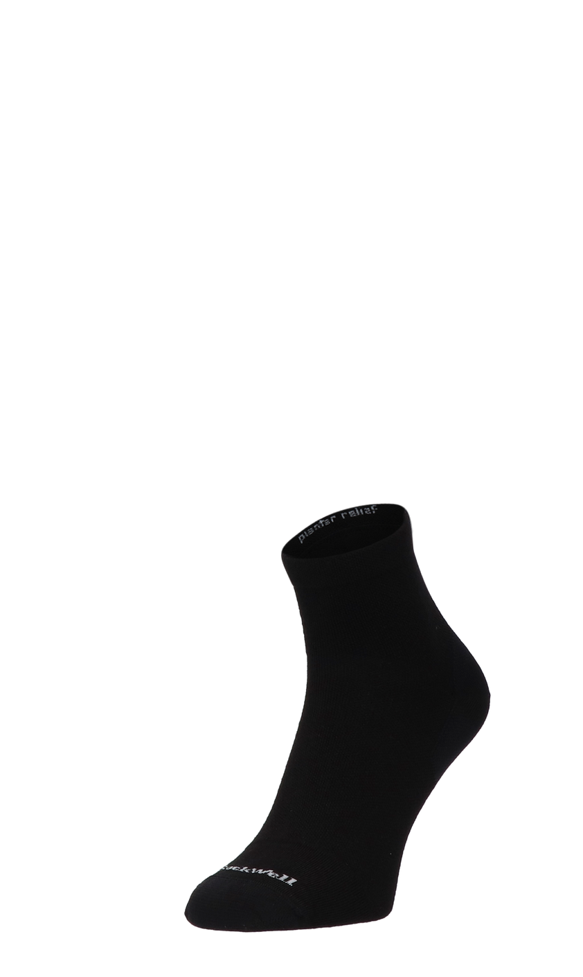 Plantar Ease Quarter Heren Hielspoor Sokken Klasse 2 Black Solid