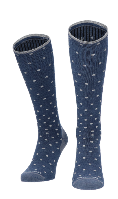 On The Spot Dames Compressiekousen Klasse 1 Denim Sparkle