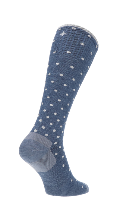 On The Spot Dames Compressiekousen Klasse 1 Denim Sparkle