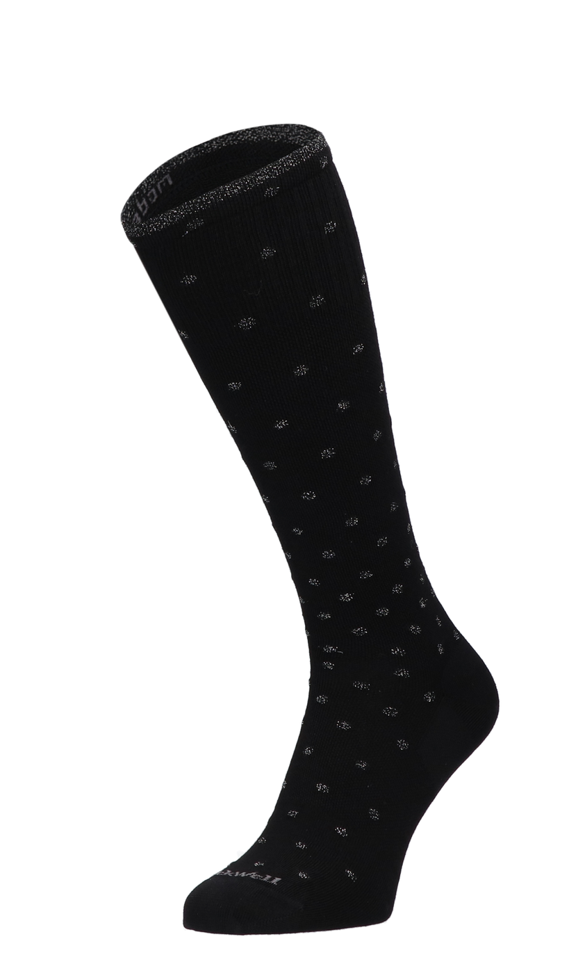On The Spot Dames Compressiekousen Klasse 1 Black Sparkle
