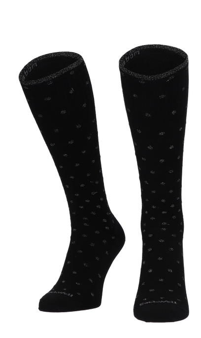 On The Spot Dames Compressiekousen Klasse 1 Black Sparkle