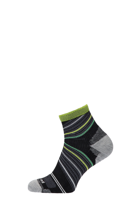 Pacer Quarter Heren Sportsokken Klasse 2 Black