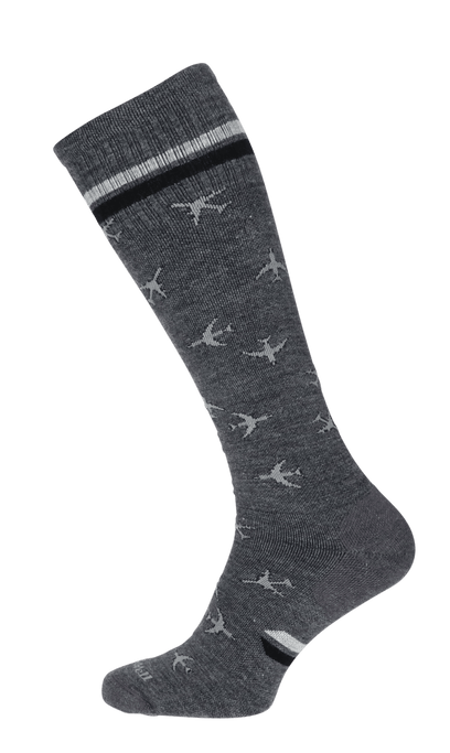 In Flight Heren Compressiekousen Klasse 1 Charcoal