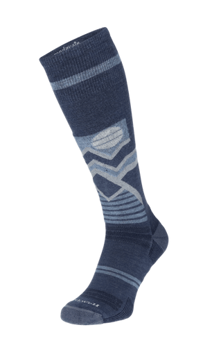 Snow Peak Heren Skisokken Klasse 1 Denim Snow Peak Heren Skisokken Klasse 1 Denim