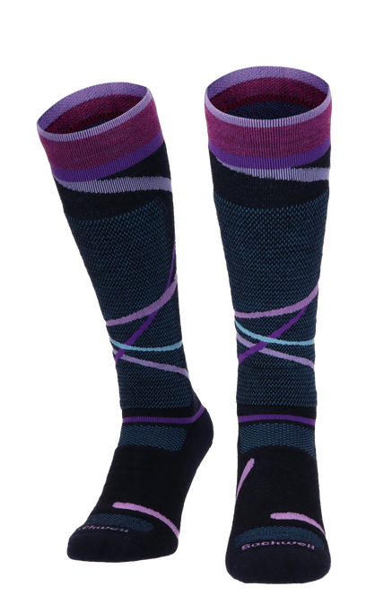 Free Ski Medium Dames Skisokken Klasse 1 Navy