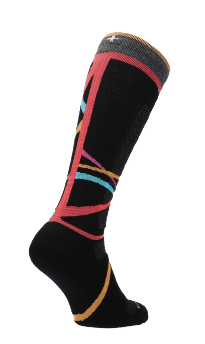 Free Ski Medium Dames Skisokken Klasse 1 Black Stripe