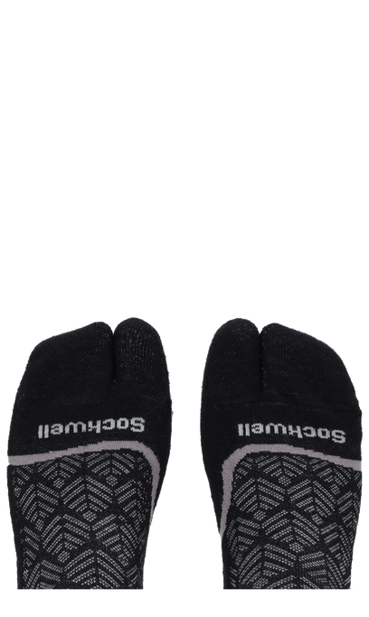 Bunion Crew Dames Hallux Valgus Sokken Black