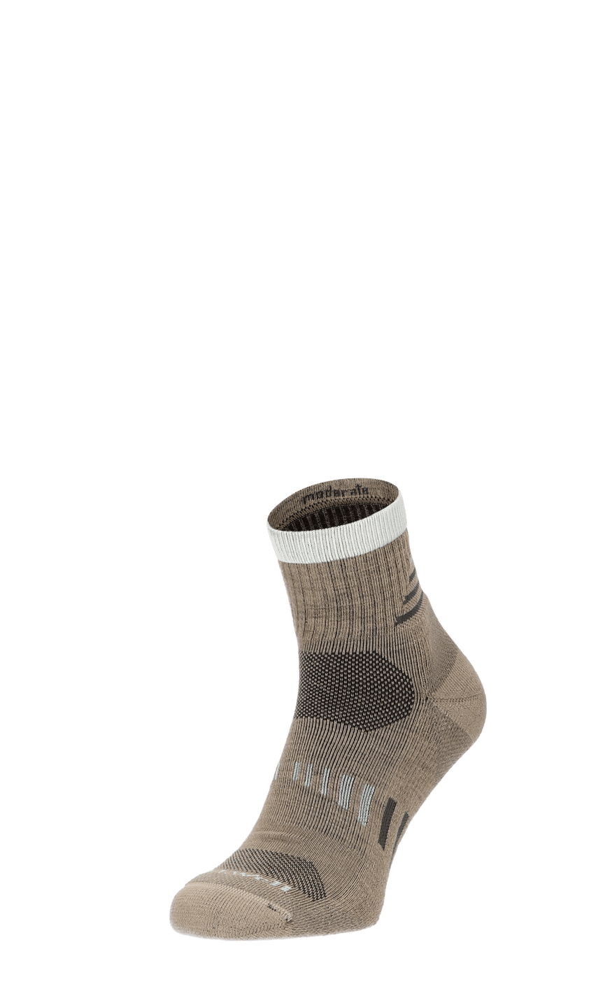 Ascend II Quarter Heren Wandelsokken Klasse 1 Khaki