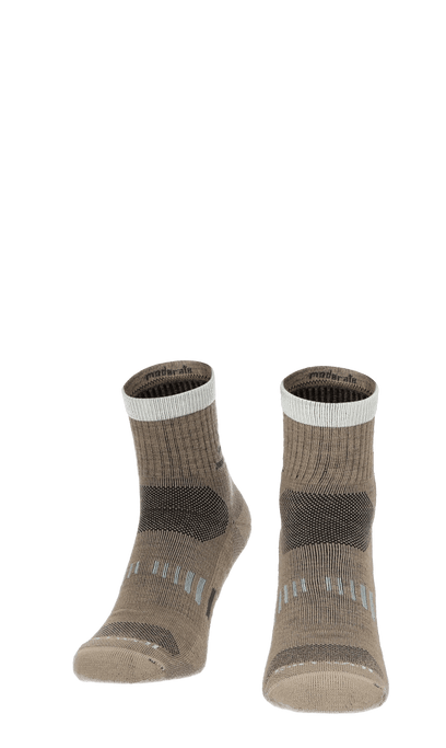 Ascend II Quarter Heren Wandelsokken Klasse 1 Khaki