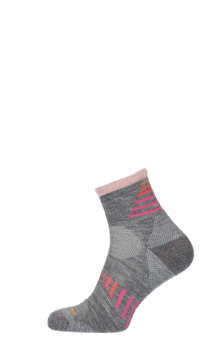 Ascend II Quarter Dames Wandelsokken Klasse 1 Grey