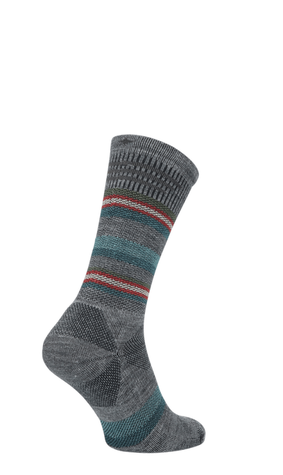 Parks Twill Crew Heren Wandelsokken Klasse 1 Grey