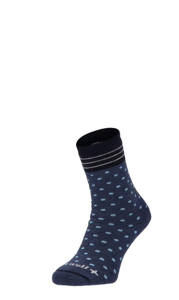 Plush Dames Diabetessokken Denim Plush Dames Diabetessokken Denim