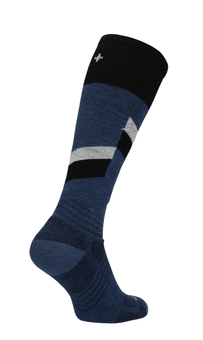 Steep Medium Heren Skisokken Klasse 1 Denim