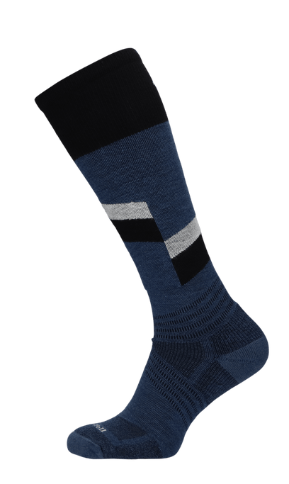 Steep Medium Heren Skisokken Klasse 1 Denim
