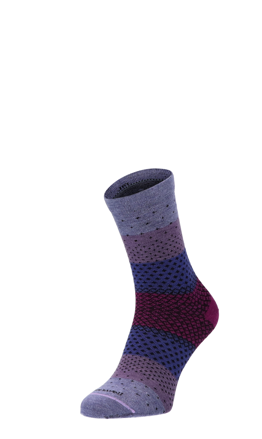Plantar Ease Crew Dames Hielspoor Sokken Klasse 2 Lilac