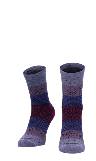 Plantar Ease Crew Dames Hielspoor Sokken Klasse 2 Lilac