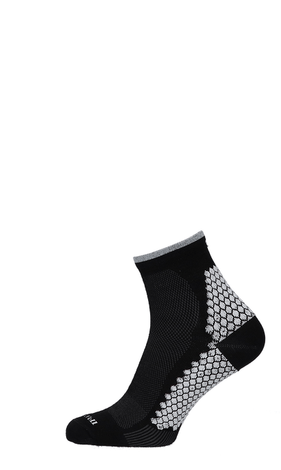 Plantar Sport Quarter Dames Hallux Valgus Sokken Black