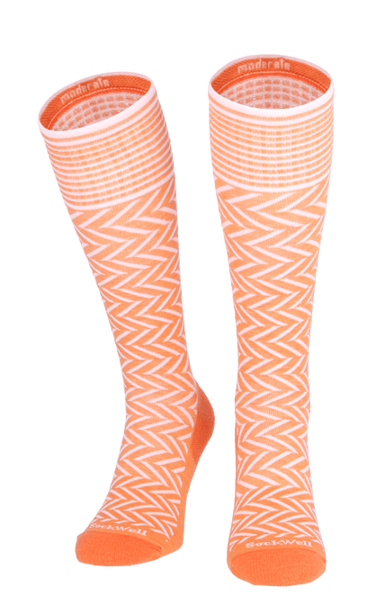 Chevron Dames Compressiekousen Klasse 1 Apricot