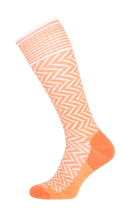 Chevron Dames Compressiekousen Klasse 1 Apricot