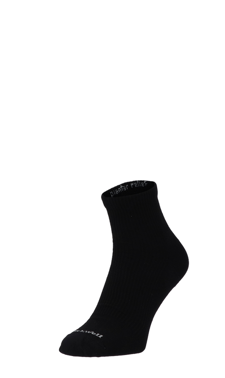 Plantar Relief Quarter Heren Hielspoor Sokken Klasse 2 Black Solid Plantar Relief Quarter Heren Hielspoor Sokken Klasse 2 Black Solid