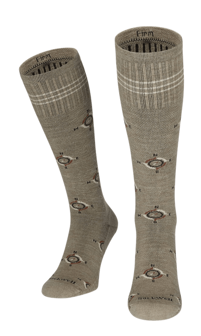 The Guide Heren Compressiekousen Klasse 2 Khaki
