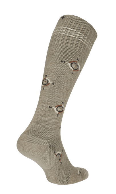 The Guide Heren Compressiekousen Klasse 2 Khaki
