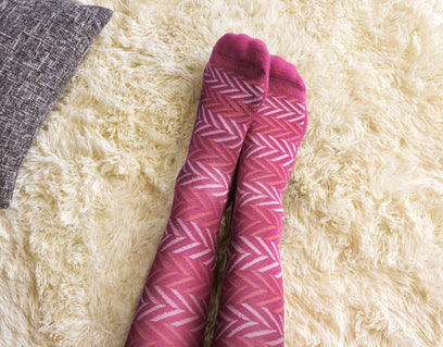 Chevron Dames Compressiekousen Klasse 1 Azalea