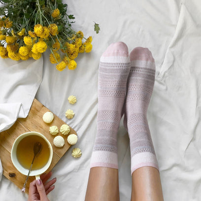 Jasmin Damessokken Rose Shimmer