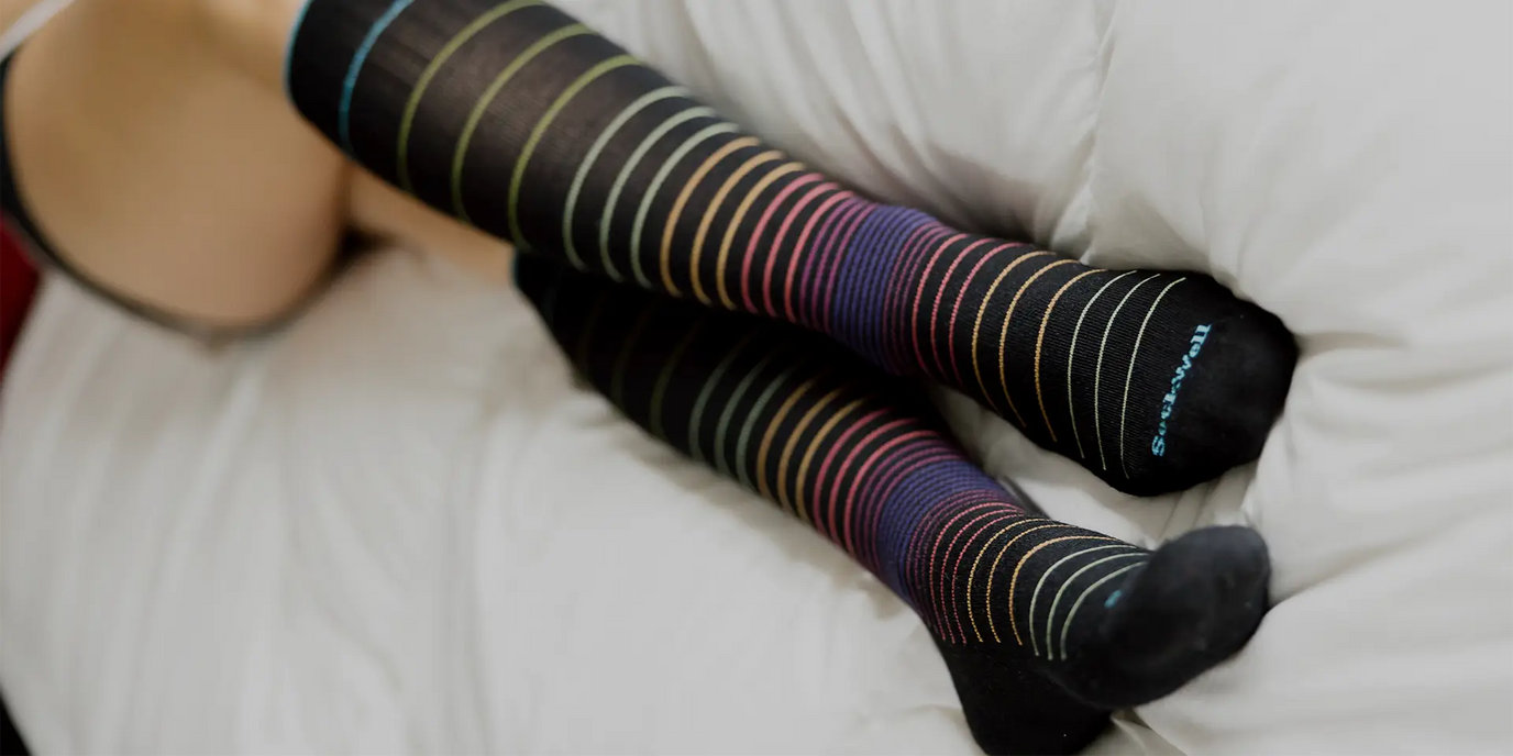 Slapen met compressiekousen?