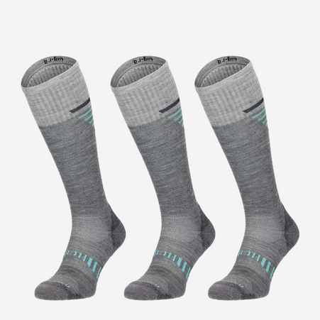 Ascend II Dames Wandelsokken Klasse 1 Grey (3-pack) | Maat 35-38